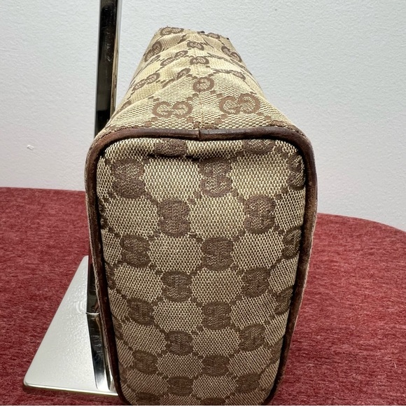 Gucci Pouch Bag Brown Canvas - Picture 6 of 17